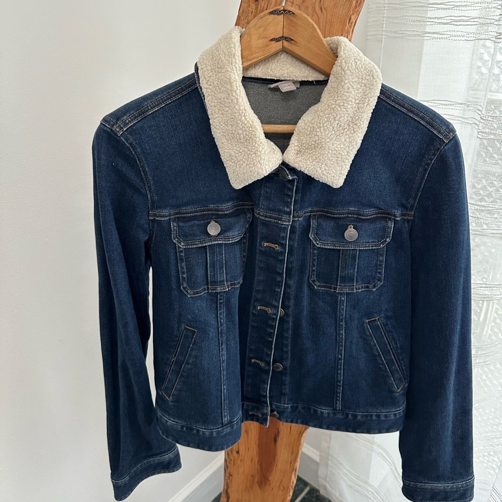 J. Jill Sherpa Lined Jacket